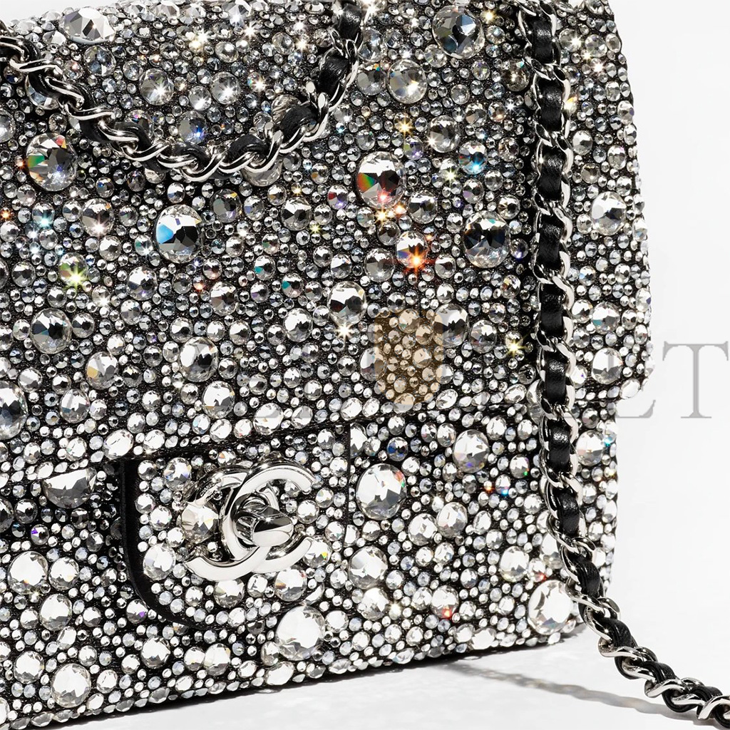 Ch*el master 24p strass flap bag as4142 (20*13*6cm)